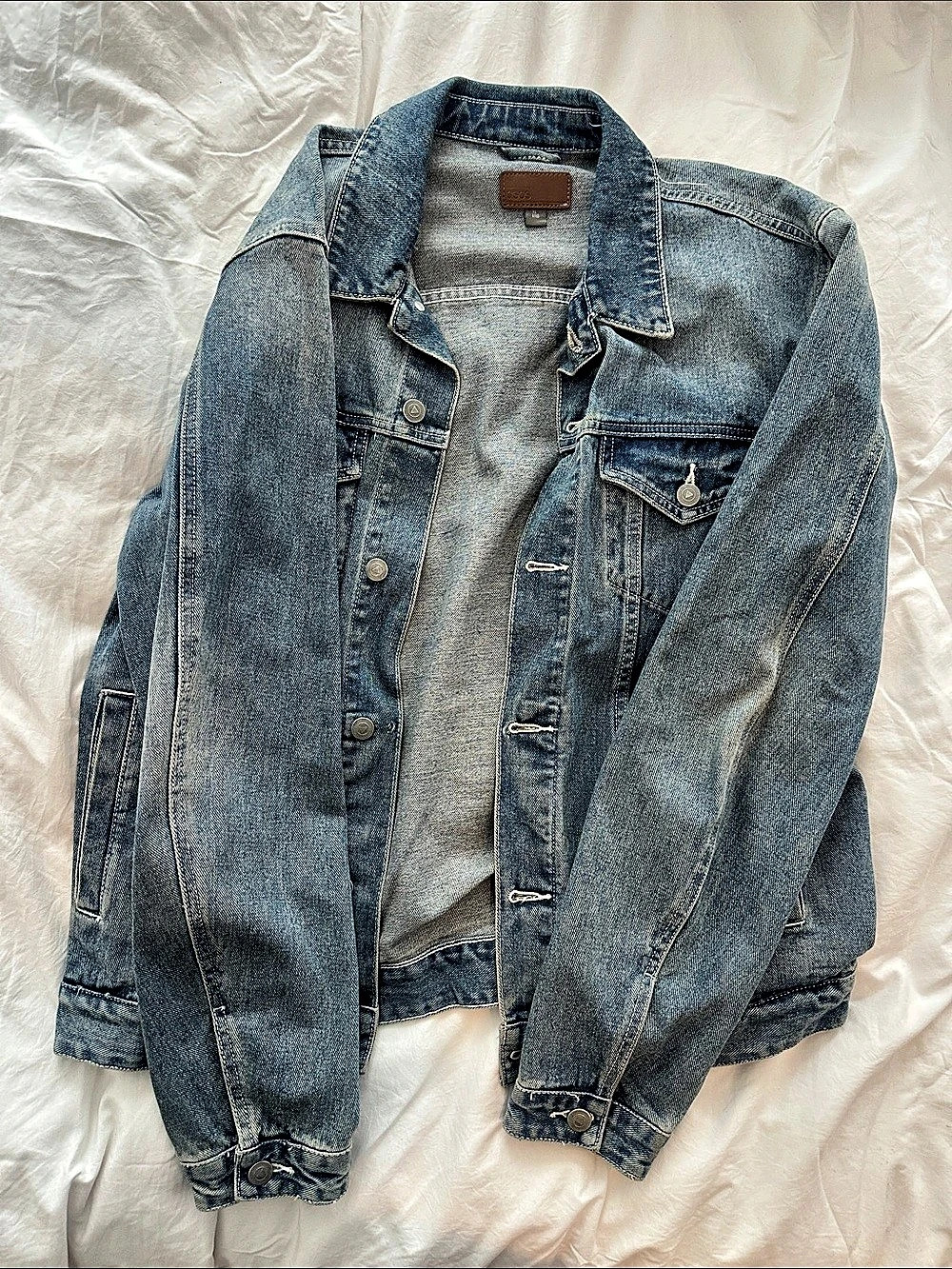 Asos Denim Jean Jacket Size XL Blue